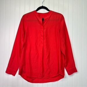 J crew blouse red/orange small